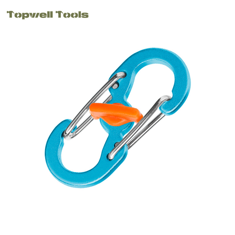 S-Type Dual-Gated Locking Carabiner