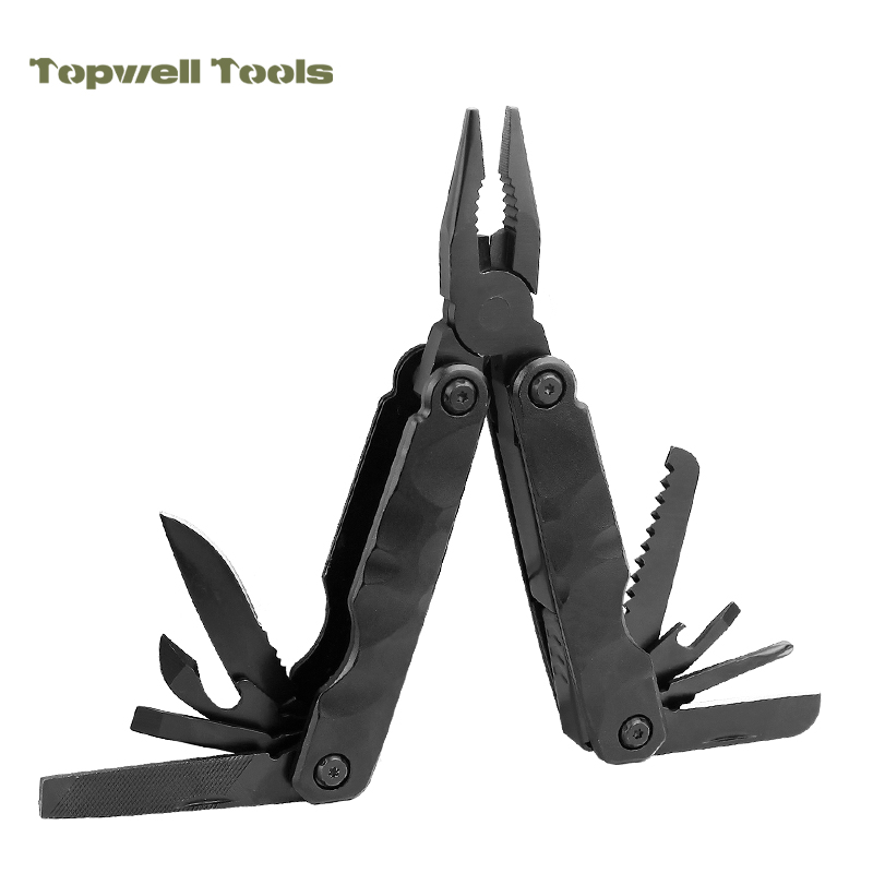 12-in-1 Pocket Multi Tool, Heavy Duty Multitool Pliers