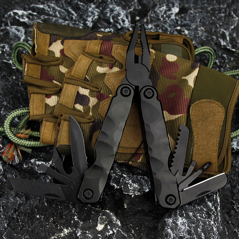 12-in-1 Pocket Multi Tool, Heavy Duty Multitool Pliers
