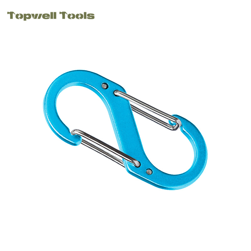 1.97” S-Type Aluminum Carabiner Clips 1.97” S-Type Aluminum Carabiner Clips