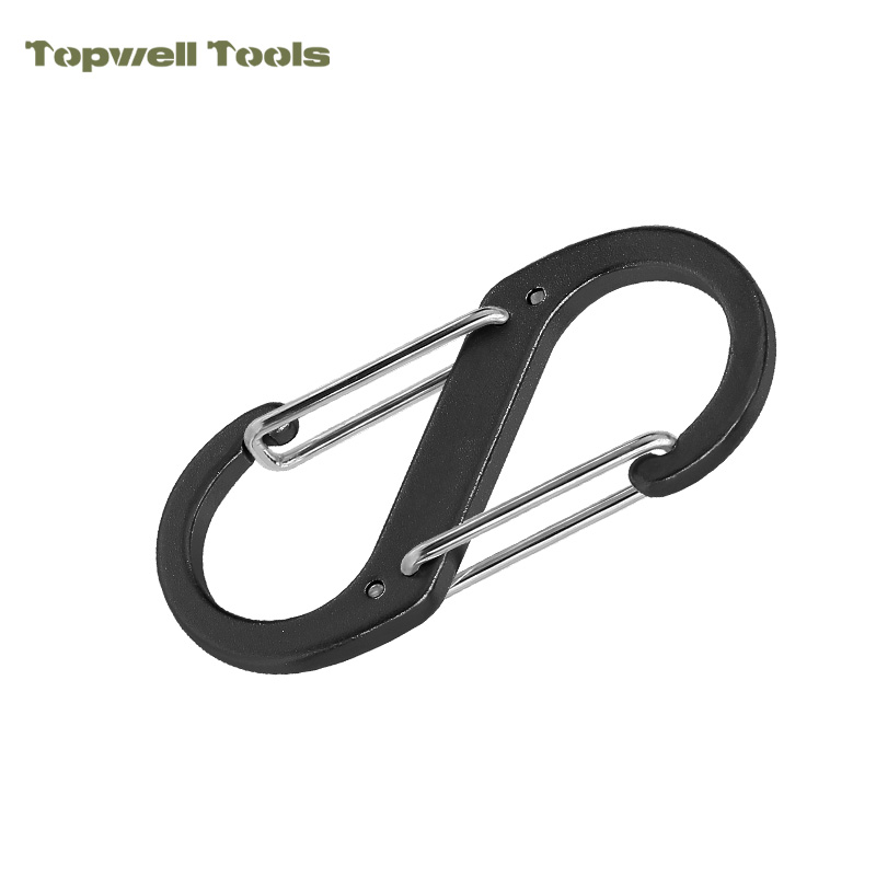 Heavy Duty S Carabiner Clips Pack, 10.5g Lightweight Key Organizer Hooks Heavy Duty S Carabiner Clips Pack, 10.5g Lightweight Key Organizer Hooks
