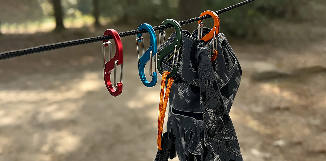 miniature gear carabiner