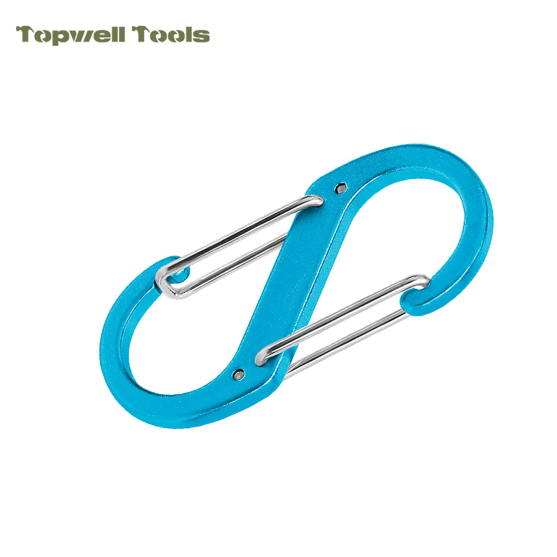 Heavy Duty S Carabiner Clips Pack, 10.5g Lightweight Key Organizer Hooks Heavy Duty S Carabiner Clips Pack, 10.5g Lightweight Key Organizer Hooks