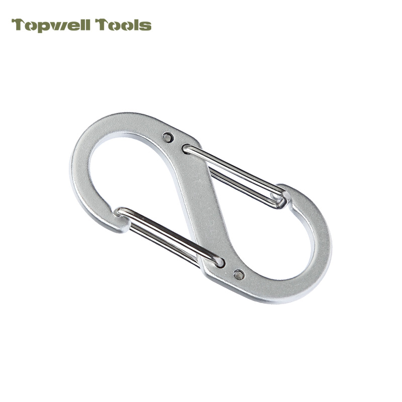 1.97” S-Type Aluminum Carabiner Clips 1.97” S-Type Aluminum Carabiner Clips
