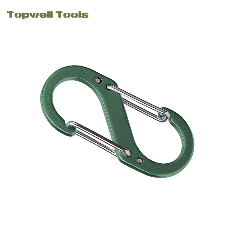 1.97” S-Type Aluminum Carabiner Clips 1.97” S-Type Aluminum Carabiner Clips