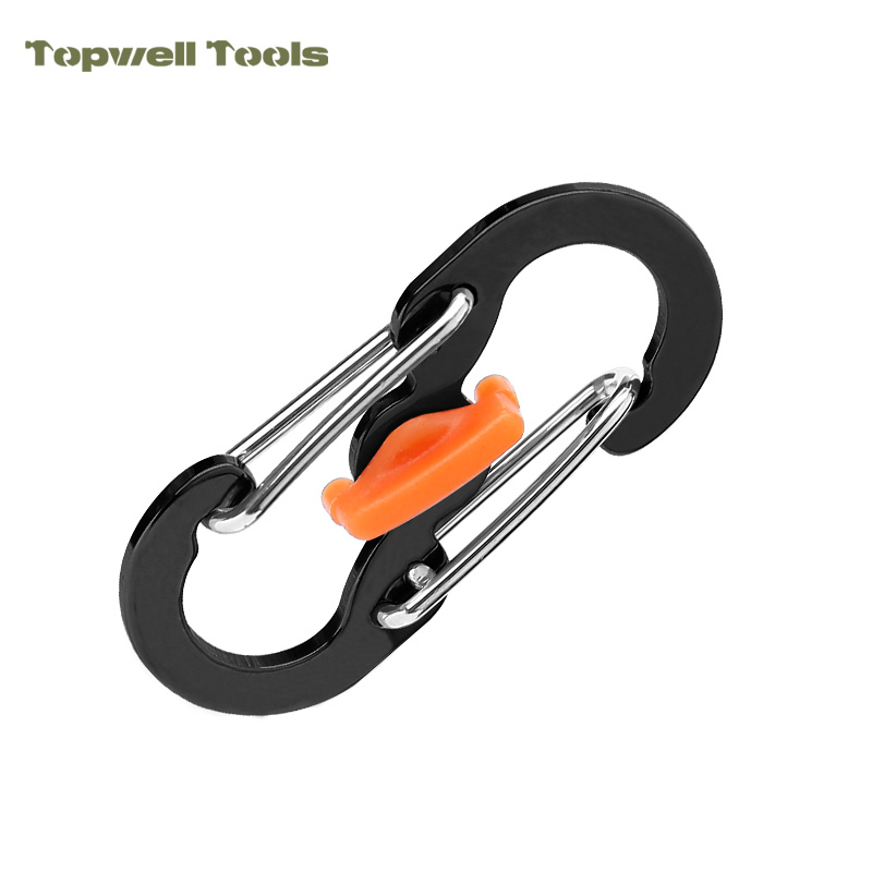 Mini S Carabiner Clips Pack, 3.5g Ultra Lightweight Key Organizer Hooks Mini S Carabiner Clips Pack, 3.5g Ultra Lightweight Key Organizer Hooks