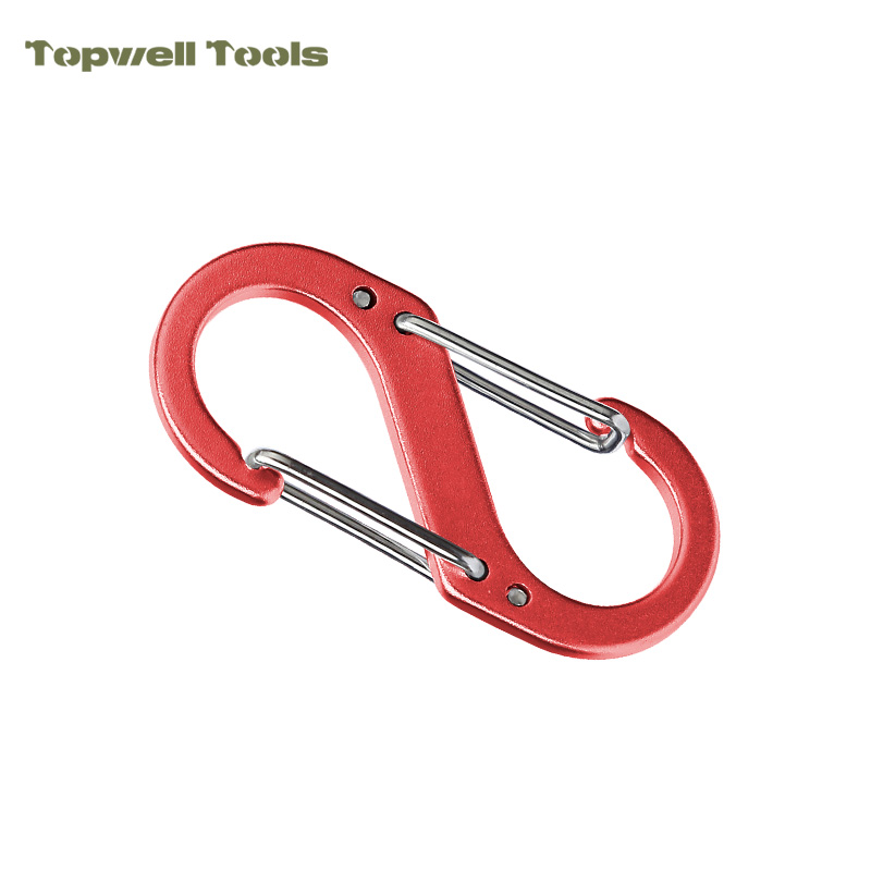 1.97” S-Type Aluminum Carabiner Clips 1.97” S-Type Aluminum Carabiner Clips