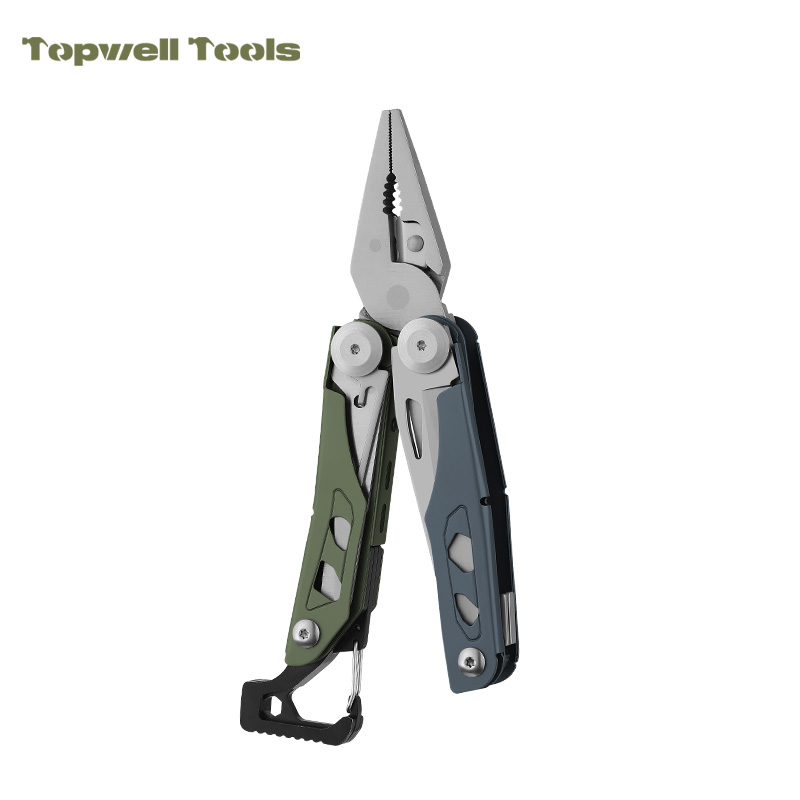 Stainless Steel 10-in-1 Carabiner Multi-Tool Pliers