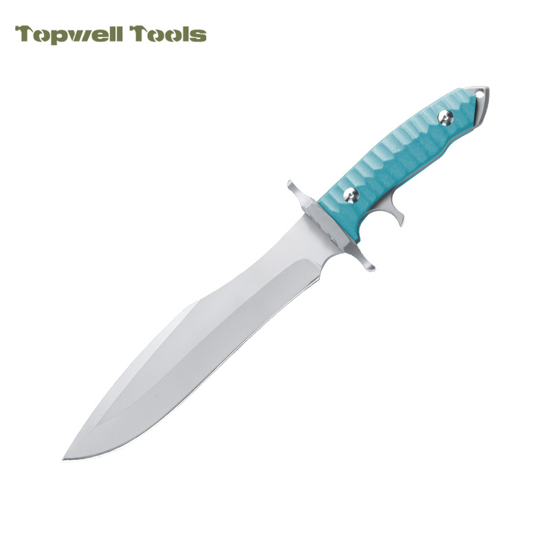 Heavy Duty Hunting Fixed Blade Knife - 420 Stainless Steel Full Tang