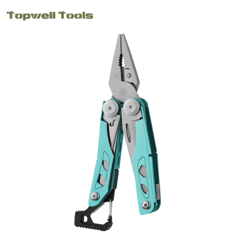 Stainless Steel 10-in-1 Carabiner Multi-Tool Pliers