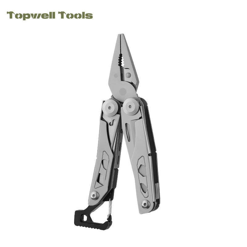Stainless Steel 10-in-1 Carabiner Multi-Tool Pliers