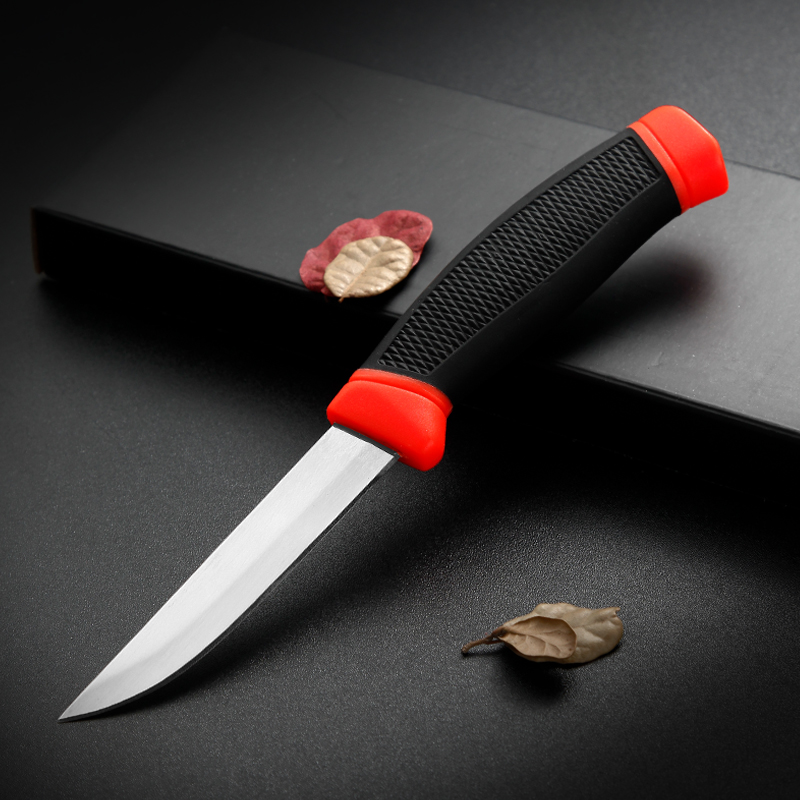 Stainless Steel Fishing Gear & Prep Tool - 3.97" Rust-Resistant Blade, Non-Slip Ergonomic Grip, Protective Sheath Included