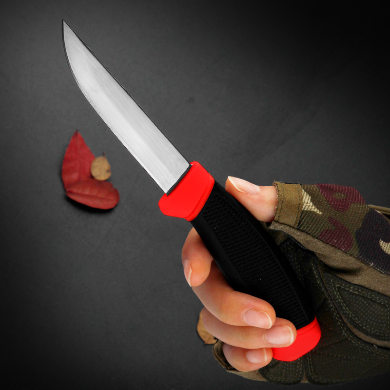 Stainless Steel Fishing Gear & Prep Tool - 3.97" Rust-Resistant Blade, Non-Slip Ergonomic Grip, Protective Sheath Included