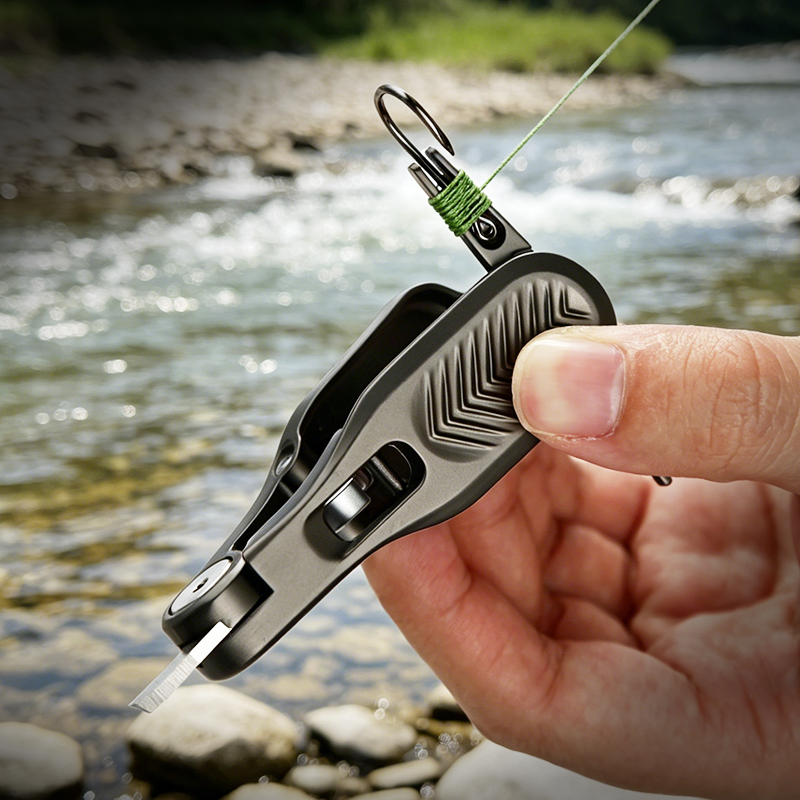 Mini Fishing Line Clipper - Compact 3.14" Zinc Alloy Handle Line Cutter, Portable Fishing Prep Multi-Tool with Safety Lock for Vest & Lanyard Mini Fishing Line Clipper - Compact 3.14" Zinc Alloy Handle Line Cutter, Portable Fishing Prep Multi-Tool with Safety Lock for Vest & Lanyard