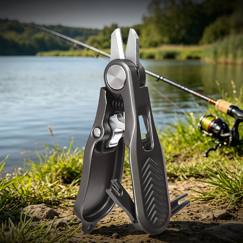 Mini Fishing Line Clipper - Compact 3.14" Zinc Alloy Handle Line Cutter, Portable Fishing Prep Multi-Tool with Safety Lock for Vest & Lanyard Mini Fishing Line Clipper - Compact 3.14" Zinc Alloy Handle Line Cutter, Portable Fishing Prep Multi-Tool with Safety Lock for Vest & Lanyard
