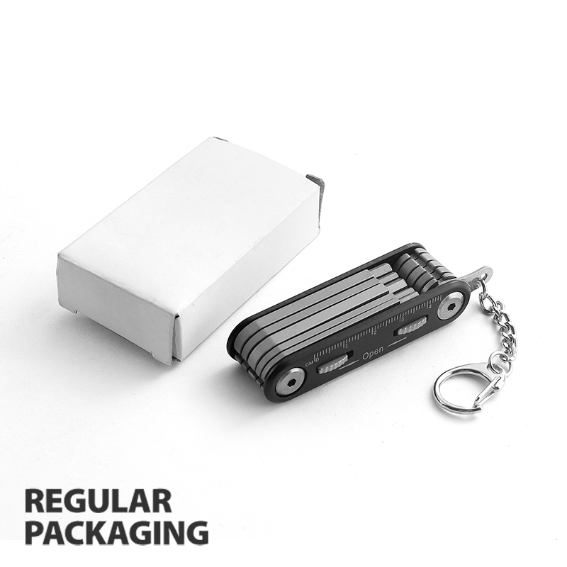 10-in-1 Portable Bike Tool - Folding Bicycle Repair Multi-Tool with Hex Wrenches, Screwdrivers & Ruler, Compact Cycling Pocket Gear