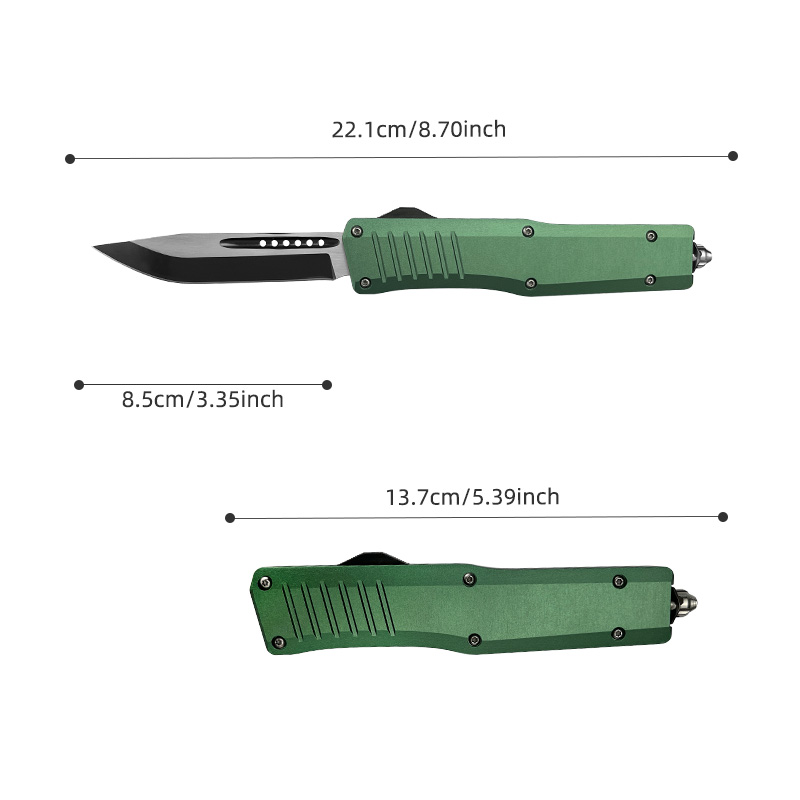 Multi-Functional 5.39" Compact Safety Rescue Gear - Hardened Window Breaker Tip, Heavy-Duty Tactical EDC Tool for Survival, Backpacking