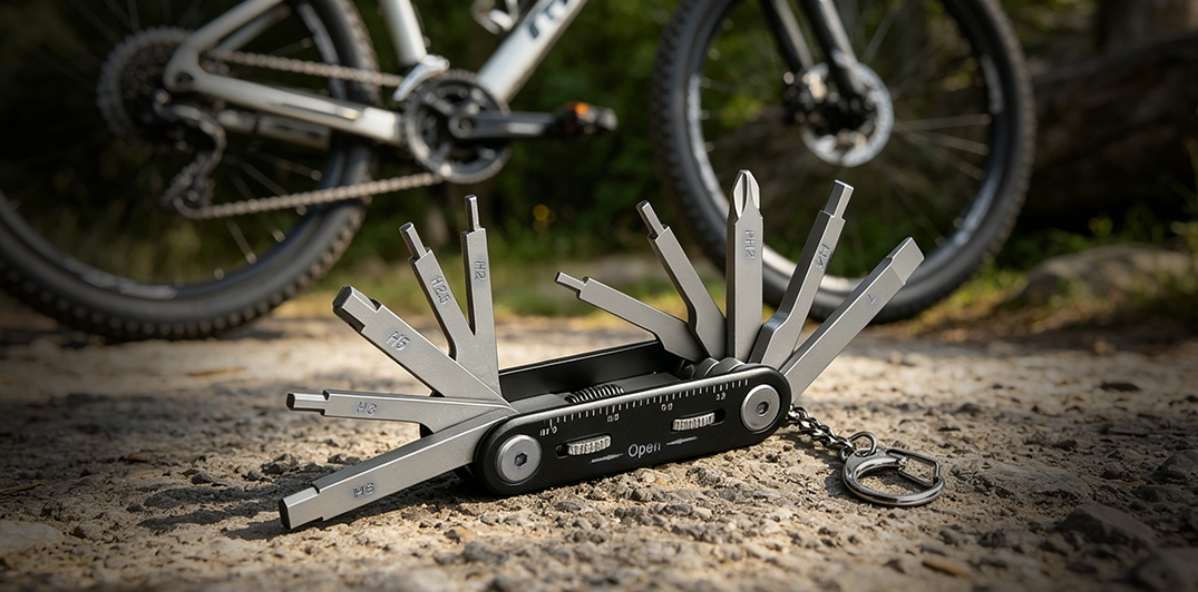 compact aluminum handle bike tool