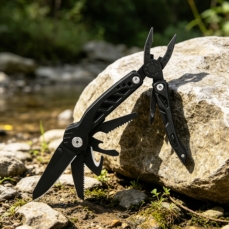 11-in-1 Heavy Duty Multitool Pliers - Stainless Steel Folding Pocket EDC Tool 