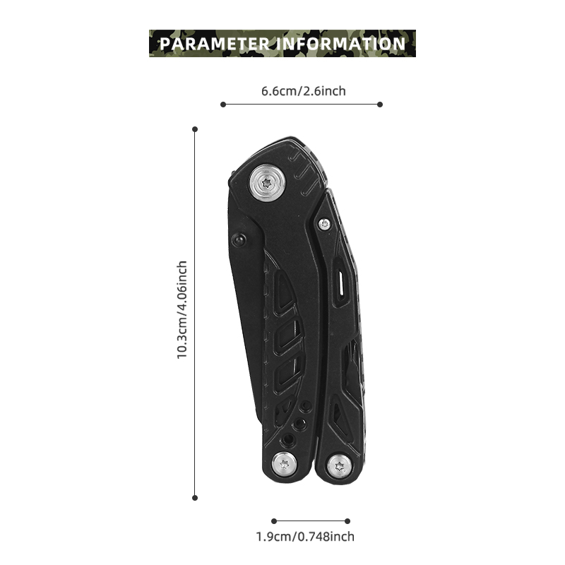 11-in-1 Heavy Duty Multitool Pliers - Stainless Steel Folding Pocket EDC Tool 11-in-1 Heavy Duty Multitool Pliers - Stainless Steel Folding Pocket EDC Tool