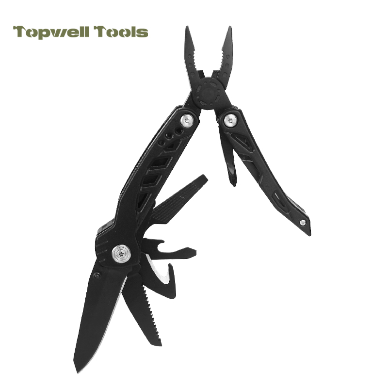 11-in-1 Heavy Duty Multitool Pliers - Stainless Steel Folding Pocket EDC Tool 